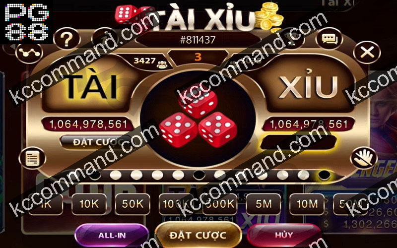 King nghiệm chơi tài xỉu online cực phẩm tại PG88